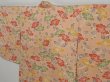 Photo2: 0921i02z560 Japanese Kimono Silk HAORI Peach Camellia (2)