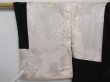 Photo10: 1529T10z500 Vintage Japanese Kimono Silk HAORI Black Temple (10)