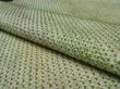 Photo4: 1B02z50 Japanese Kimono Silk  FABRIC Light green Shibori dyeing 42.5" (4)