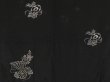 Photo3: 0830i01z440 Vintage Japanese Kimono Silk HAORI Black Folding fan (3)