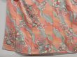 Photo4: 0909i04z900 Japanese Kimono Silk KOMON Coral pink Flowers (4)