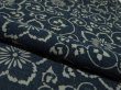 Photo7: 4M02z80 Vintage Japanese Kimono Cotton Momen Boro Fabric Indigo Katazome 66.1" (7)