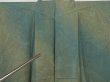 Photo10: 0708N05z880 Japanese Kimono Silk KOMON Light moss green Suminagashi dyeing (10)