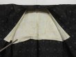 Photo10: 1312i04z570 Vintage Japanese Kimono Linen NOTO-JOFU Black (10)