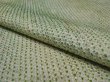 Photo4: 1B01z50 Japanese Kimono Silk  FABRIC Light green Shibori dyeing 43.3" (4)