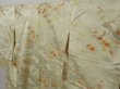 Photo2: 1417T08z820 Vintage Japanese Kimono Silk KOMON Light Cream Chrysanthemum (2)