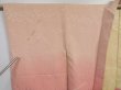 Photo7: 0825i09z530 Vintage Japanese Kimono Silk HAORI Pink Plants (7)