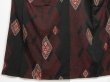 Photo4: 0824i09z810 Vintage Japanese Kimono Silk OMESHI KOMON Black (4)