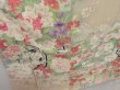 Photo3: 1424T06z1110 Japanese Kimono Silk FURISODE Light pink Flower cart (3)