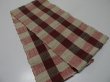 Photo1: 2P22z90 Vintage Japanese Kimono Silk Cotton Wool SAKIORI FABRIC    29.5" (1)