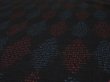 Photo2: 4C01z50 Vintage Japanese Kimono Silk  FABRIC Black, Blue, Red   40.9" (2)