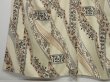 Photo4: 0622i01z850 Vintage Japanese Kimono Silk KOMON Off-white Plants (4)