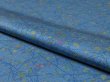 Photo4: 1E01z70 Japanese Kimono Silk  FABRIC Light blue   41.7" (4)