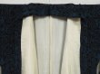 Photo8: 1005i05z880 Vintage Japanese Kimono Silk KOMON Black Blue (8)