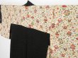 Photo10: 0823i10z440 Vintage Japanese Kimono Silk HAORI Black Royal cart (10)