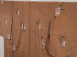 Photo2: 1005i08z400 Vintage Japanese Kimono Silk KOMON Rosybrown Flower (2)