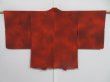 Photo1: 0818i07z540 Japanese Kimono Silk HAORI Red-Brown (1)