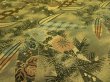 Photo4: 1A02z140 Vintage Japanese Kimono Silk OBI FABRIC  Bamboo grass 75.6" (4)