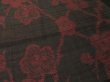 Photo2: 1D03z80 Japanese Kimono Silk  FABRIC Black-Brown Plum branch 59.8" (2)