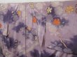 Photo2: 0928T04z780 Vintage Japanese Kimono Silk HOUMONGI Light purple Sakura Tree (2)