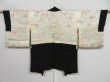 Photo9: 0904i06z550 Japanese Kimono Silk HAORI Black Bud (9)