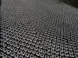 Photo2: 4L05z40 Japanese Kimono Silk  FABRIC Black Shibori dyeing 47.2" (2)