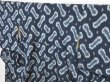 Photo2: 1019i07z890 Vintage Japanese Kimono Silk OMESHI KOMON Dark navy (2)