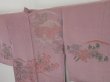 Photo1: 0526i08z520 Vintage Japanese Kimono Silk HAORI Lavender pink Kyoto Scenery (1)