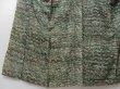 Photo4: 0609T02z790 Vintage Japanese Kimono Silk KOMON Green-Gray (4)