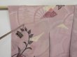 Photo10: 1203N09z490 Antique Japanese Kimono Silk HAORI Light pink Flower (10)