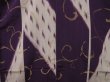 Photo5: 0526T01z880 Vintage Japanese Kimono Silk OMESHI KOMON Grape Karakusa (5)