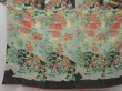 Photo4: 1615i09z1150 Japanese Kimono Crepe Silk TSUKESAGE Black Mandarin duck (4)