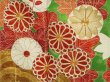 Photo8: 0922i10z1220 Vintage Japanese Kimono Silk FURISODE Off-white Flowers (8)