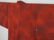 Photo2: 0818i07z540 Japanese Kimono Silk HAORI Red-Brown (2)