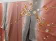 Photo2: 1407T08z1050 Japanese Kimono Silk TSUKESAGE Ash pink Plum branch (2)