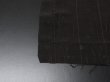 Photo10: 3Q02z50 Vintage Japanese Kimono Silk  FABRIC Black-Brown Branch 33.1" (10)