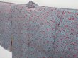 Photo3: 0618i03z450 Vintage Japanese Kimono Silk Long HAORI Light blue-green Plum blosso (3)