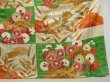 Photo6: 0922i10z1220 Vintage Japanese Kimono Silk FURISODE Off-white Flowers (6)