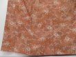 Photo4: 1614T07z940 Japanese Kimono Crepe Silk KOMON Light brown Camellia (4)