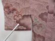 Photo8: 1129T05z580 Vintage Japanese Kimono Silk HAORI Ash pink Paulownia (8)