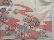 Photo6: 1203i06z860 Vintage Japanese Kimono Silk FURISODE Off-white Flowers (6)