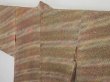 Photo2: 0630i08z590 Vintage Japanese Kimono Silk SHIBORI HAORI Light brown (2)