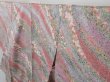 Photo2: 1614i05z940 Japanese Kimono Silk KOMON Pink Flowers (2)