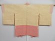 Photo8: 0825i09z530 Vintage Japanese Kimono Silk HAORI Pink Plants (8)