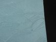 Photo6: 2K02z70 Japanese Kimono Silk  FABRIC Light blue Pine branch 42.5" (6)