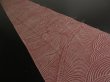 Photo1: 1R08z40 Japanese Kimono Silk  FABRIC Light pinkish brown Wave 56.7" (1)