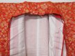 Photo10: 1027N01z1860 Vintage Japanese Kimono Silk UCHIKAKE Orangered Chrysanthemum (10)