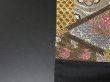 Photo10: 0406Y10z860 Japanese Kimono Silk FUKURO OBI Silver Flower 169.3" (10)