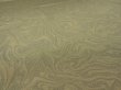 Photo3: 1S02z60 Japanese Kimono Silk  FABRIC Light olive, Light gray Suminagashi 40.9" (3)