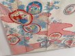 Photo3: 1203i06z860 Vintage Japanese Kimono Silk FURISODE Off-white Flowers (3)